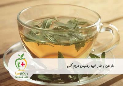 طرز تهیه و خواص دمنوش مریم گلی